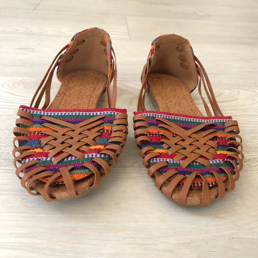 New Nicaraguan Woven Sandals Loafer Shoes - Picture 13 of 16